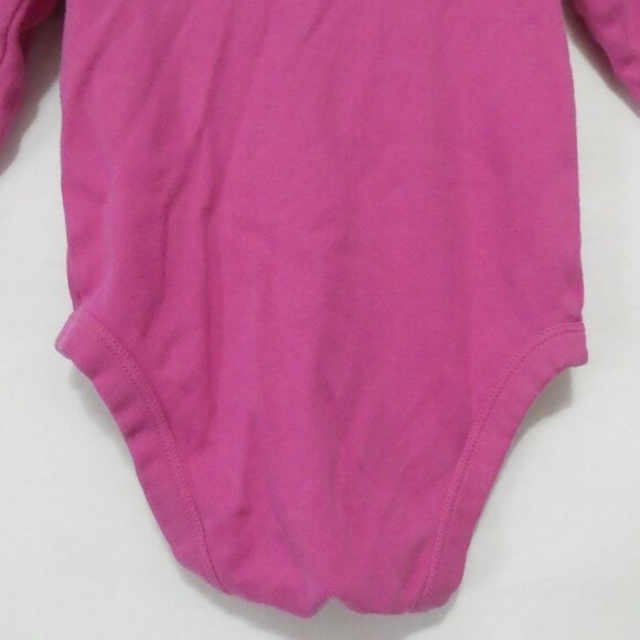 Y2K | BABY GAP - Infant | 12-18 months | Vibrant Pink Baby Bodysuit - Picture 13 of 16